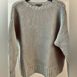 Eileen Fisher Chunky Knit Gray Sweater